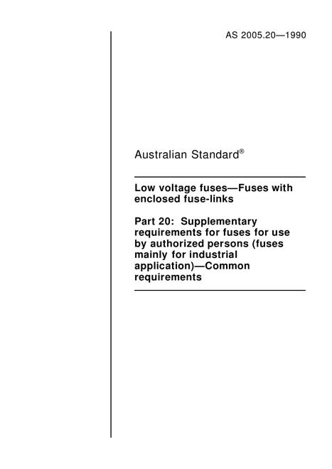 AS 2005.20-1990 AS 2005.20-1990 pdf