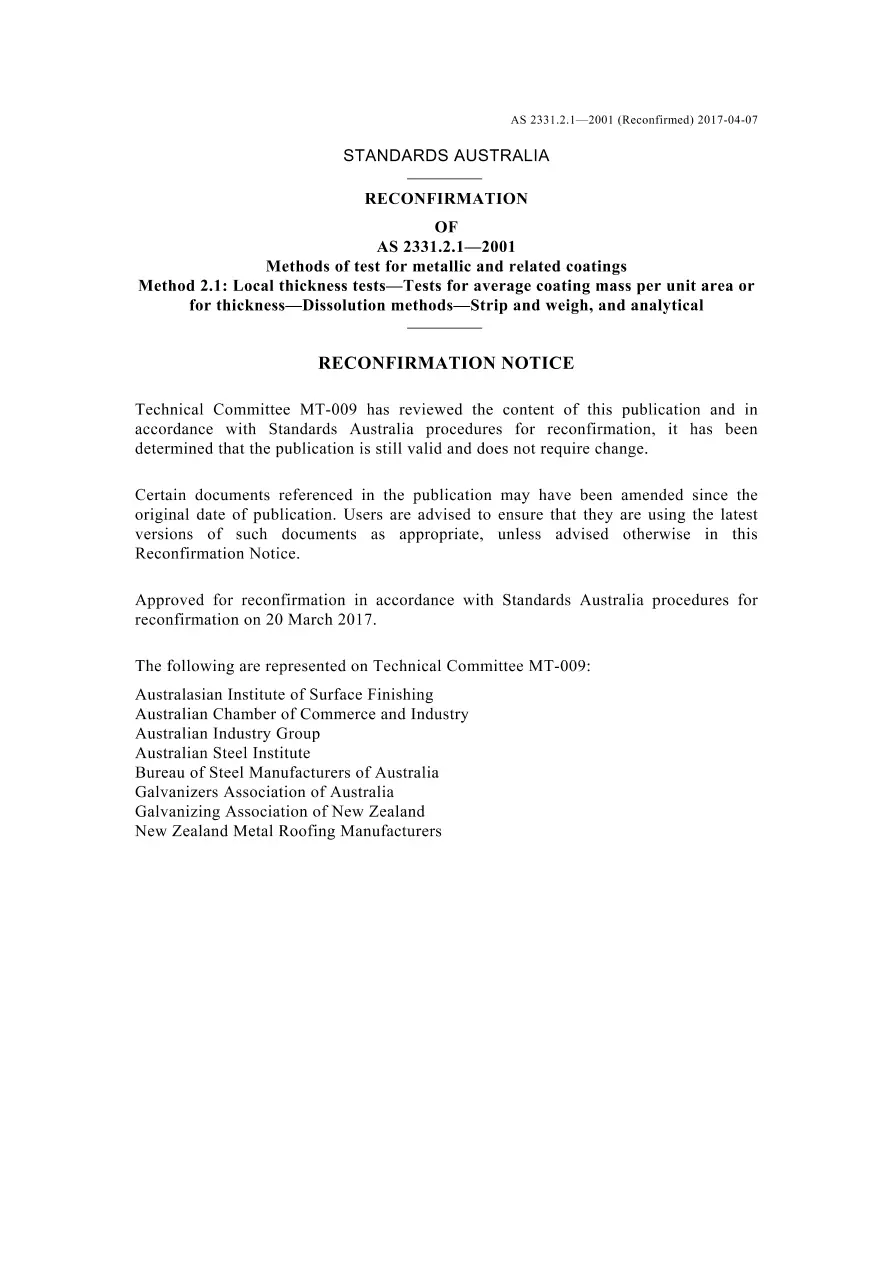 AS 2331.2.1-2001 AS 2331.2.1-2001 pdf