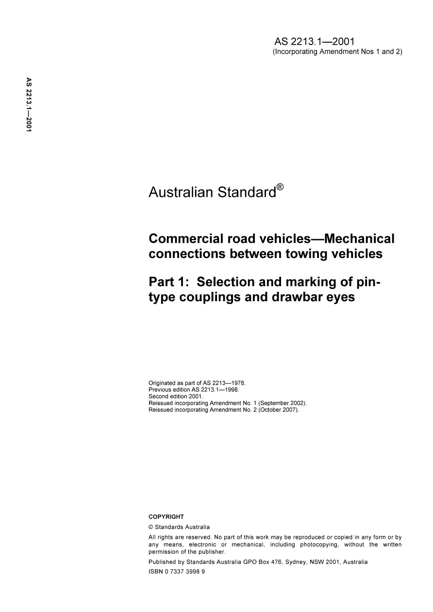 AS 2213.1-2001 AS 2213.1-2001 pdf