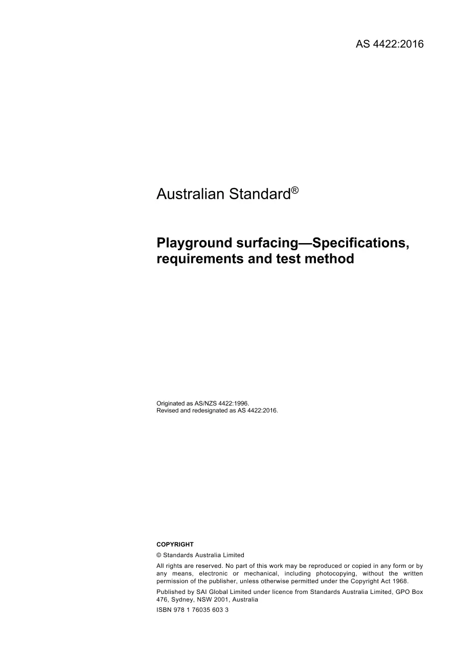 AS 4422:2016 AS 4422:2016 pdf