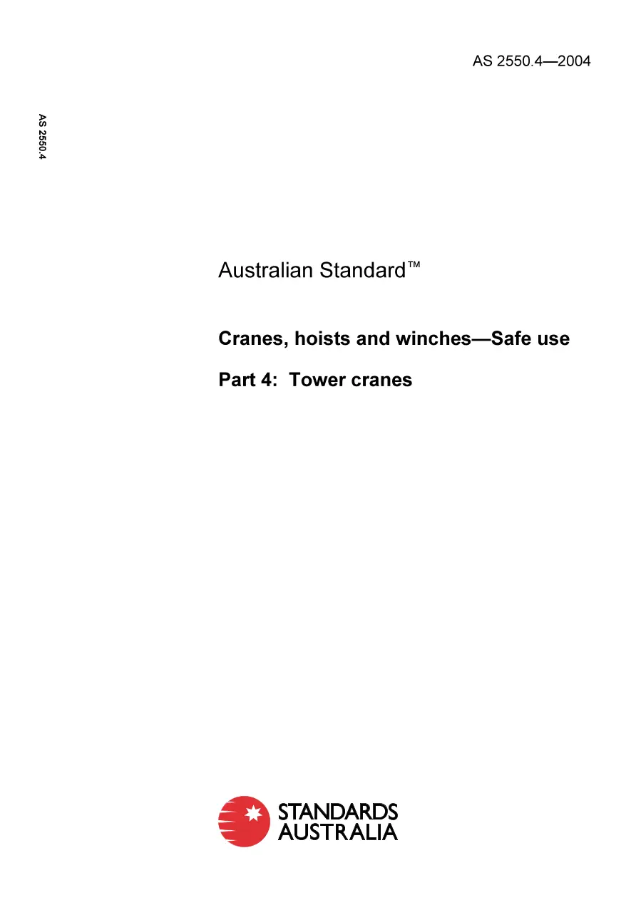 AS 2550.4-2004 AS 2550.4-2004 pdf