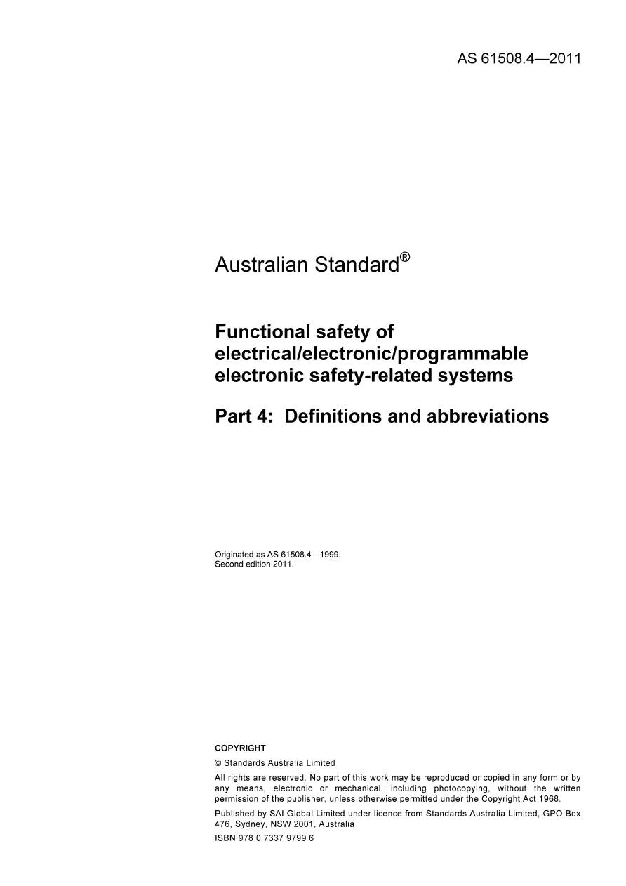 AS 61508.4-2011 AS 61508.4-2011 pdf