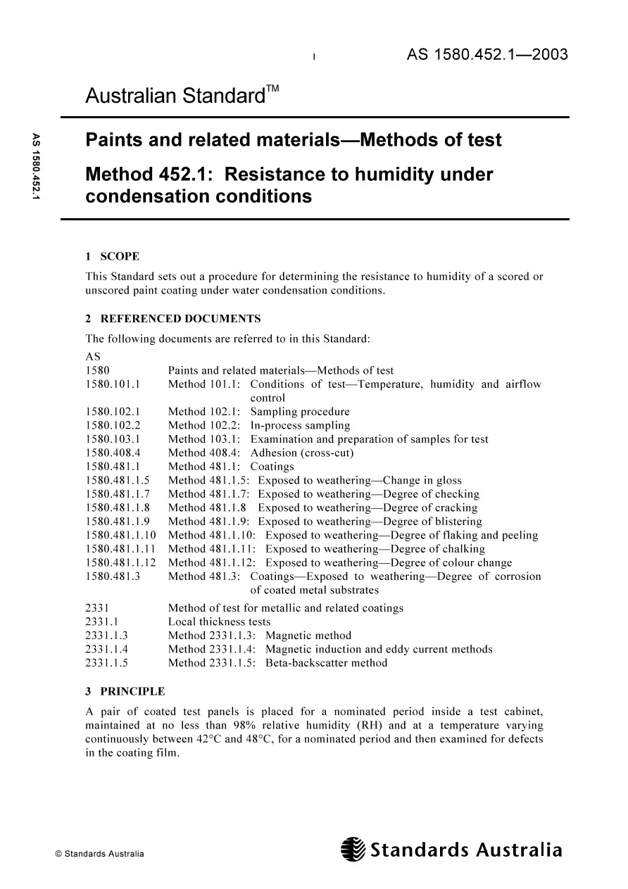 AS 1580.452.1-2003 pdf