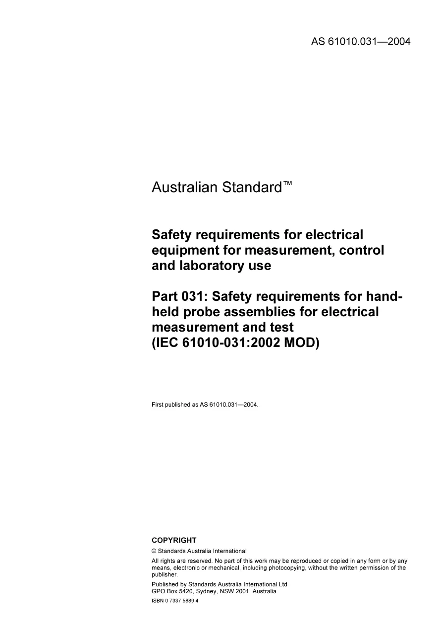 AS 61010.031-2004 AS 61010.031-2004 pdf