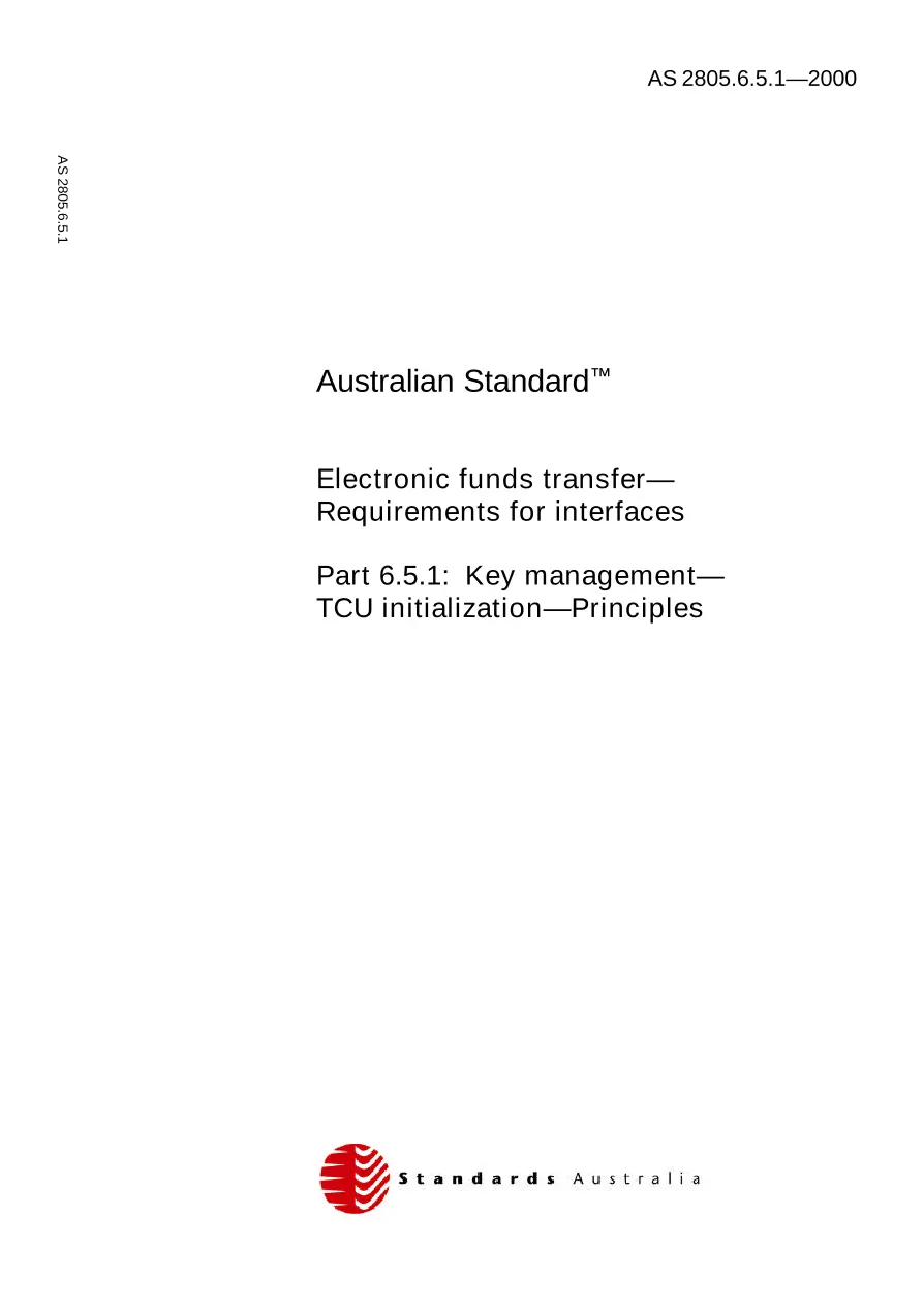 AS 2805.6.5.1-2000 AS 2805.6.5.1-2000 pdf