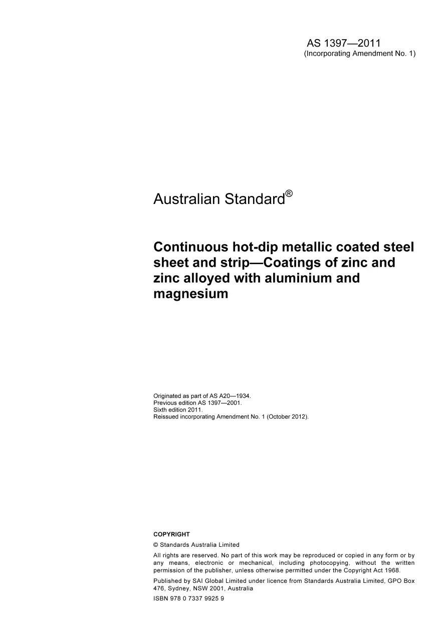 AS 1397-2011 pdf