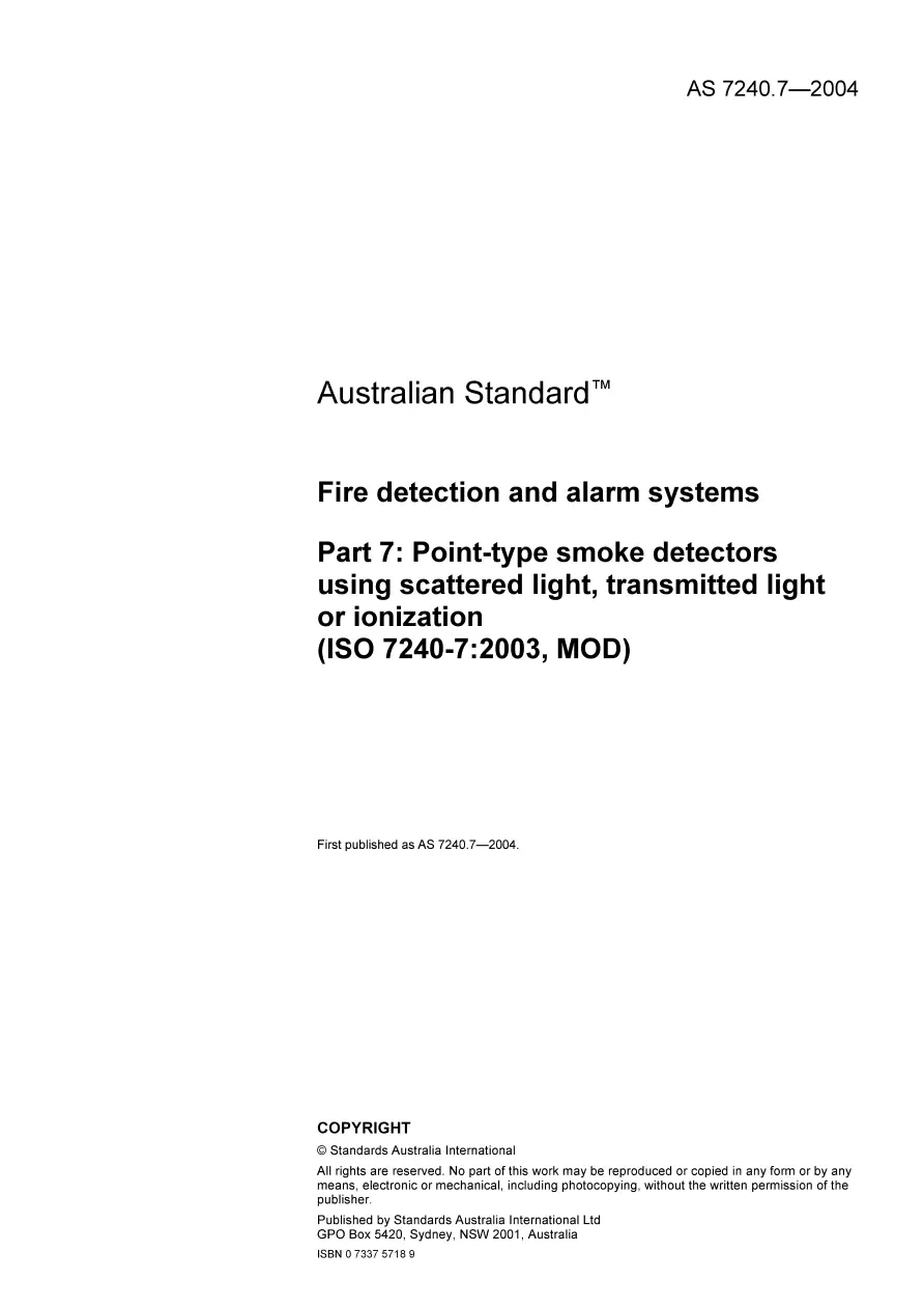 AS 7240.7-2004 AS 7240.7-2004 pdf