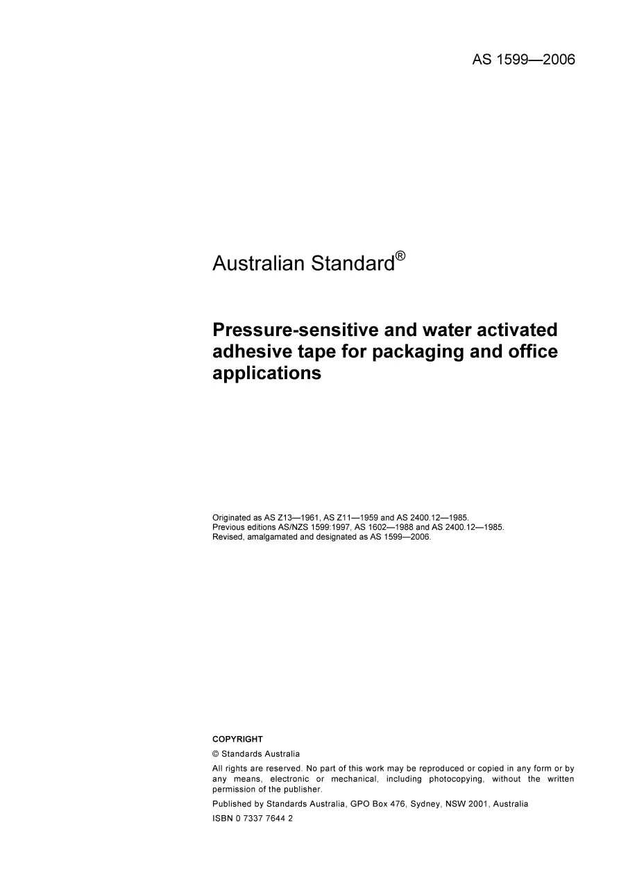 AS 1599-2006 AS 1599-2006 pdf