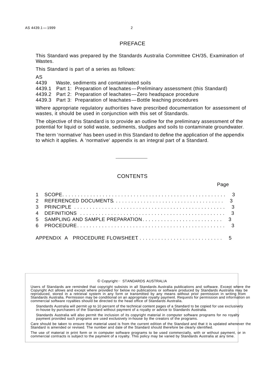 AS 4439.1-1999 pdf