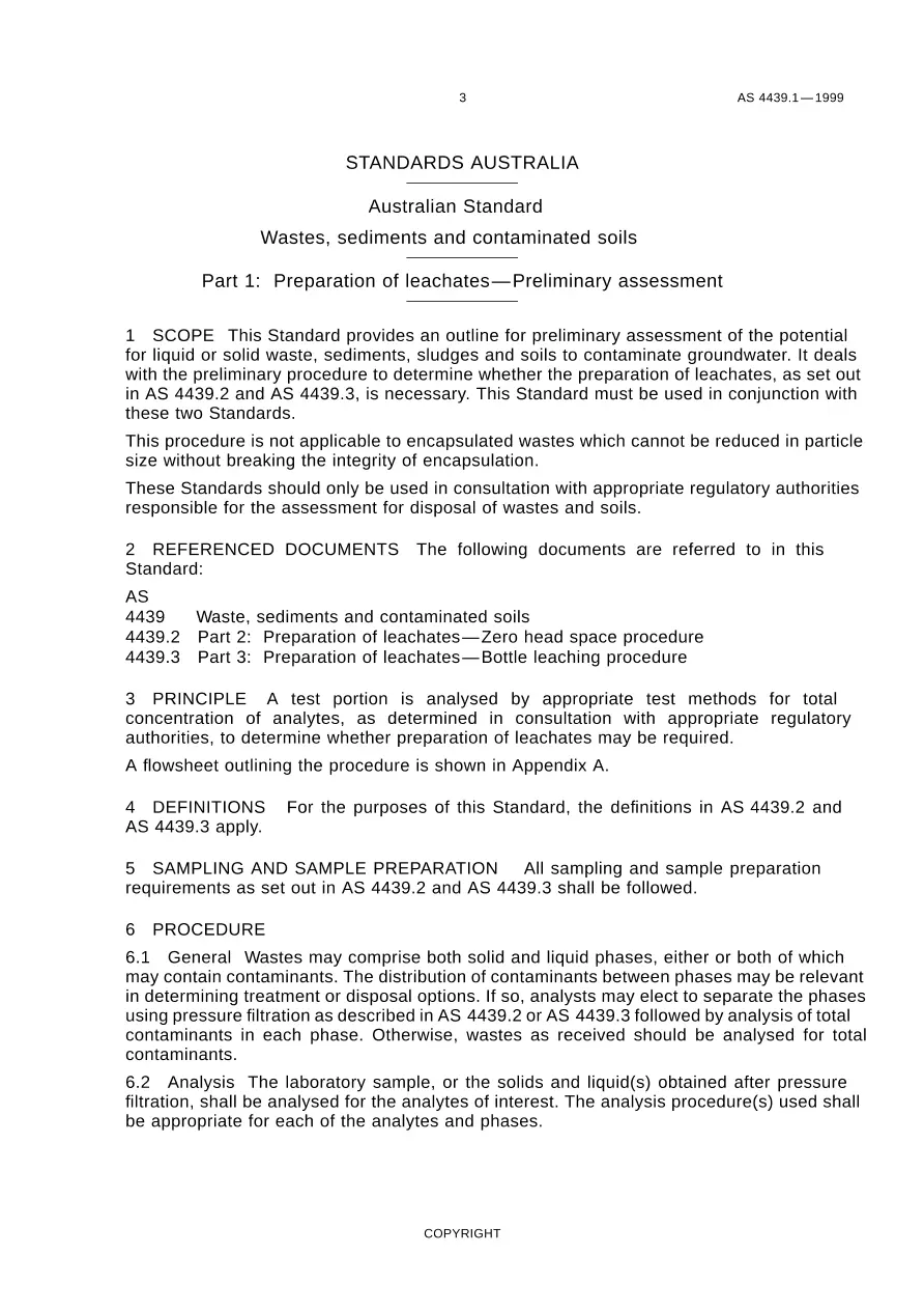 AS 4439.1-1999 pdf