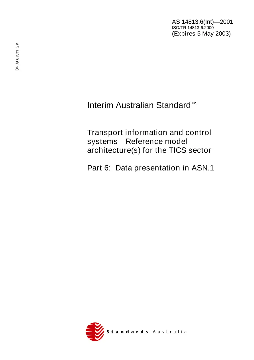 AS 14813.6(INT)-2001 AS 14813.6(INT)-2001 pdf