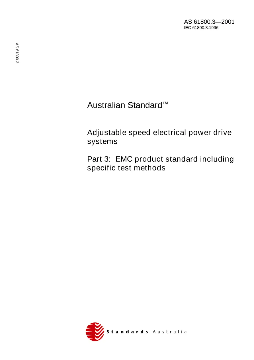 AS 61800.3-2001 pdf