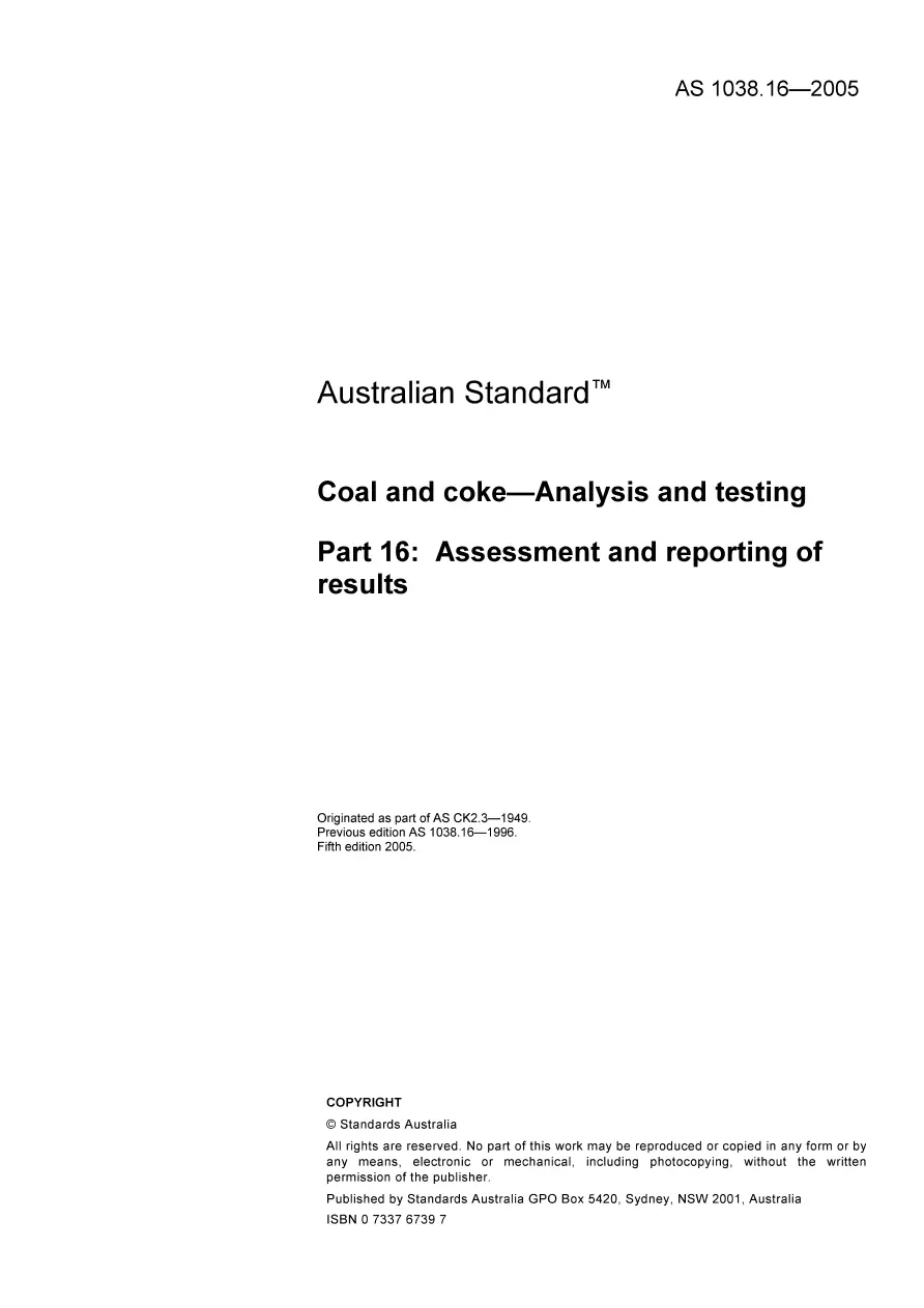 AS 1038.16-2005 AS 1038.16-2005 pdf
