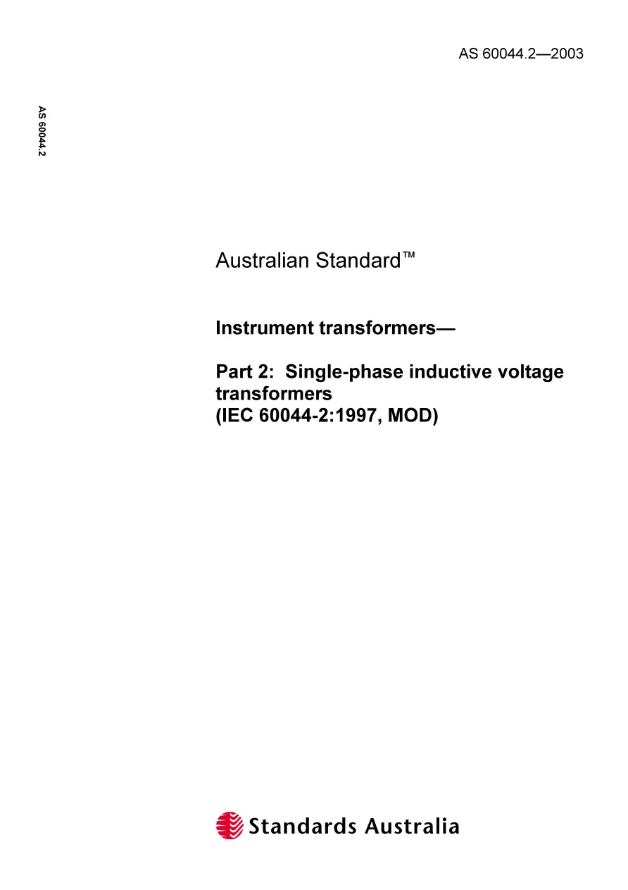 AS 60044.2-2003 pdf