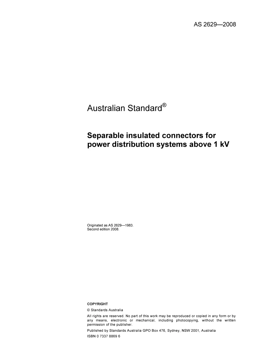 AS 2629-2008 AS 2629-2008 pdf