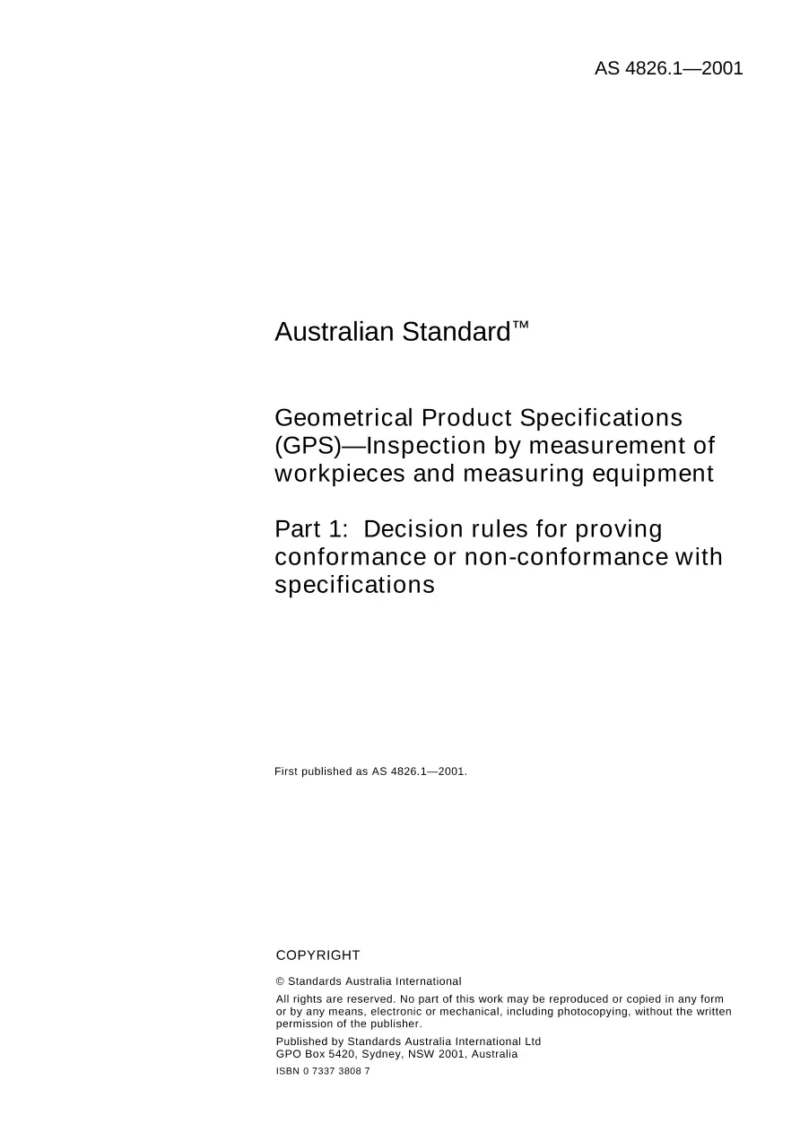 AS 4826.1-2001 AS 4826.1-2001 pdf