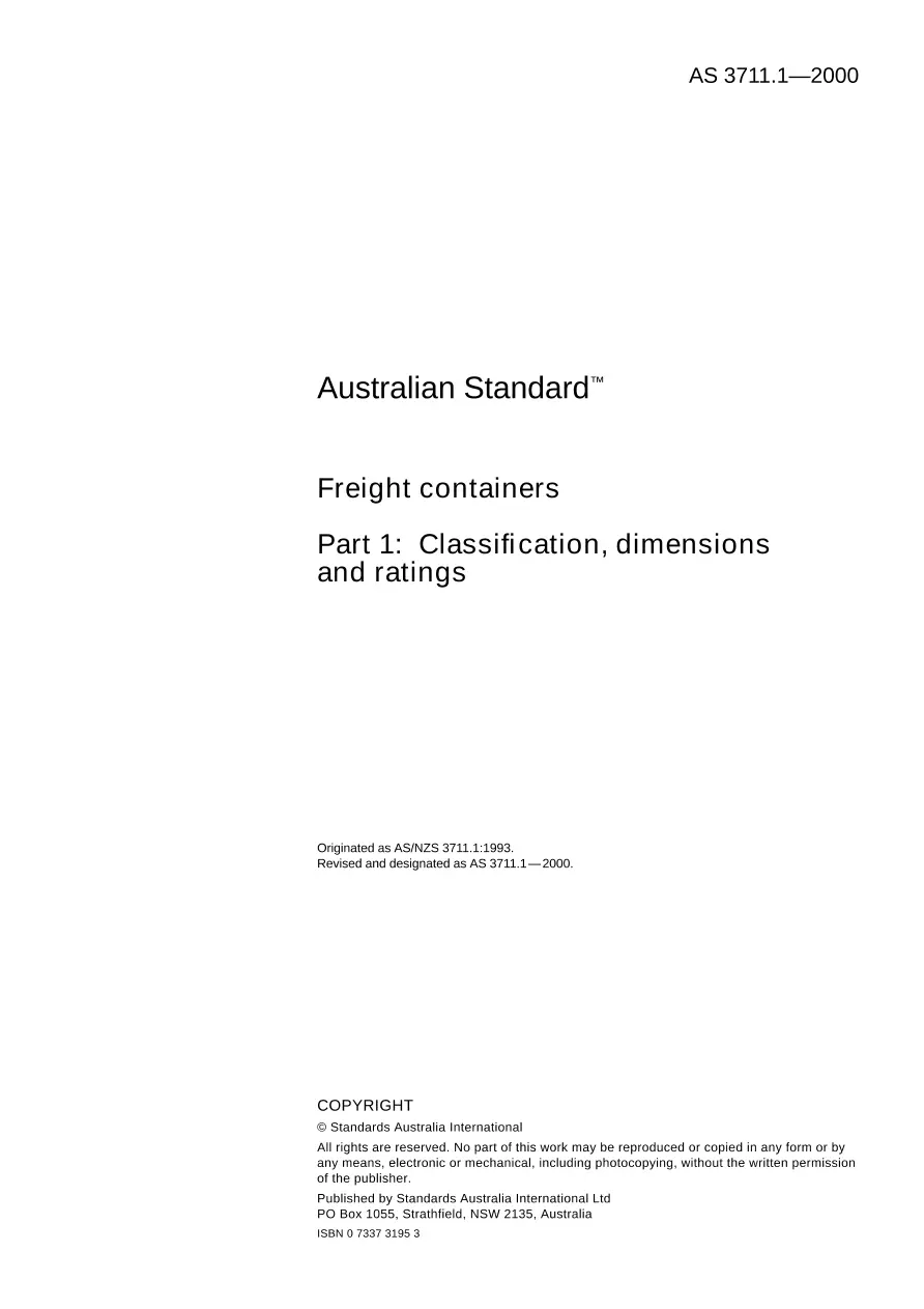 AS 3711.1-2000 AS 3711.1-2000 pdf