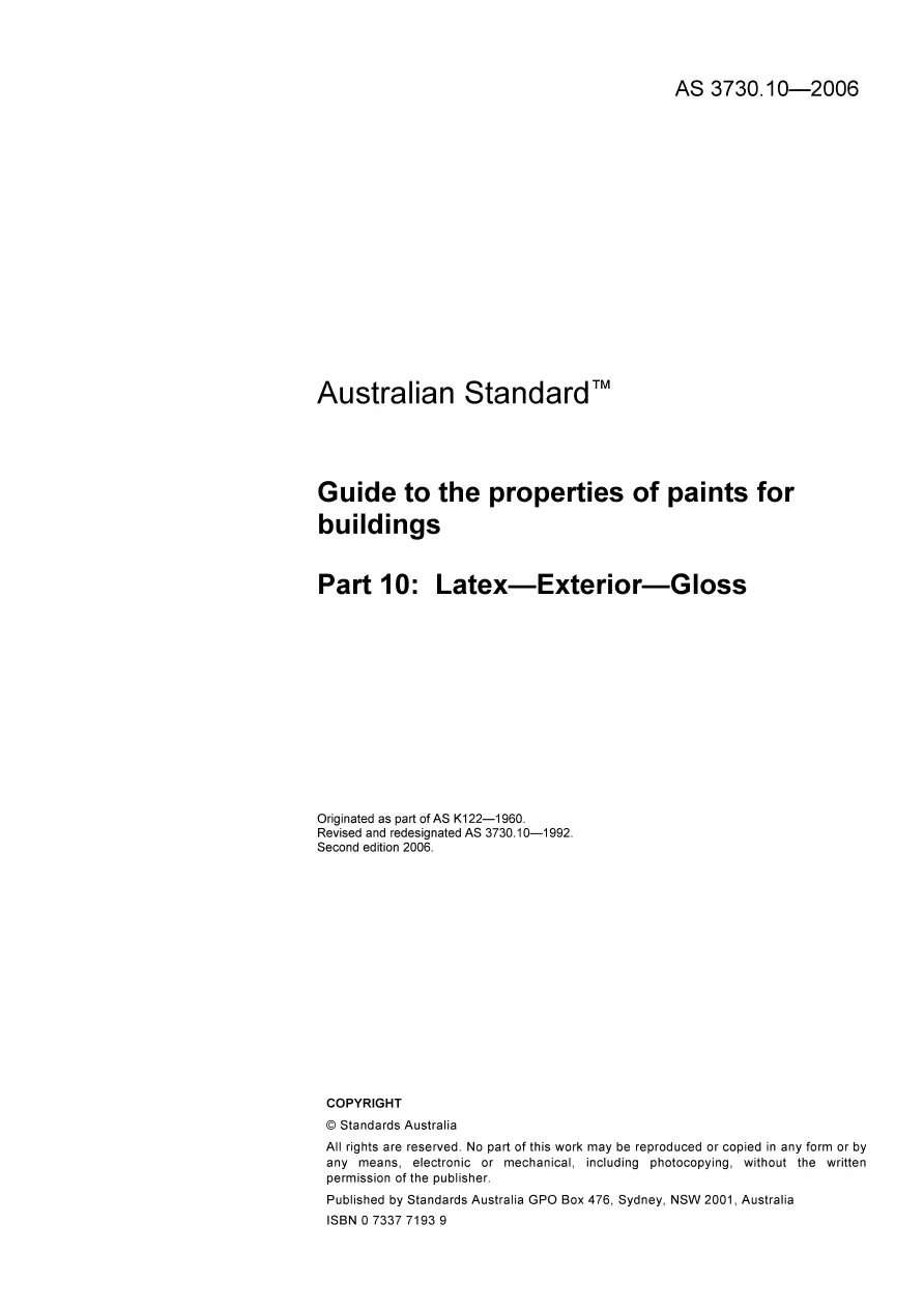AS 3730.10-2006 AS 3730.10-2006 pdf