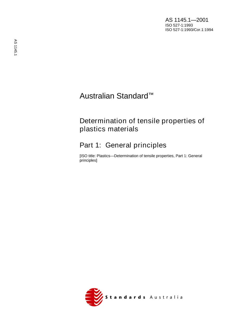 AS 1145.1-2001 AS 1145.1-2001 pdf