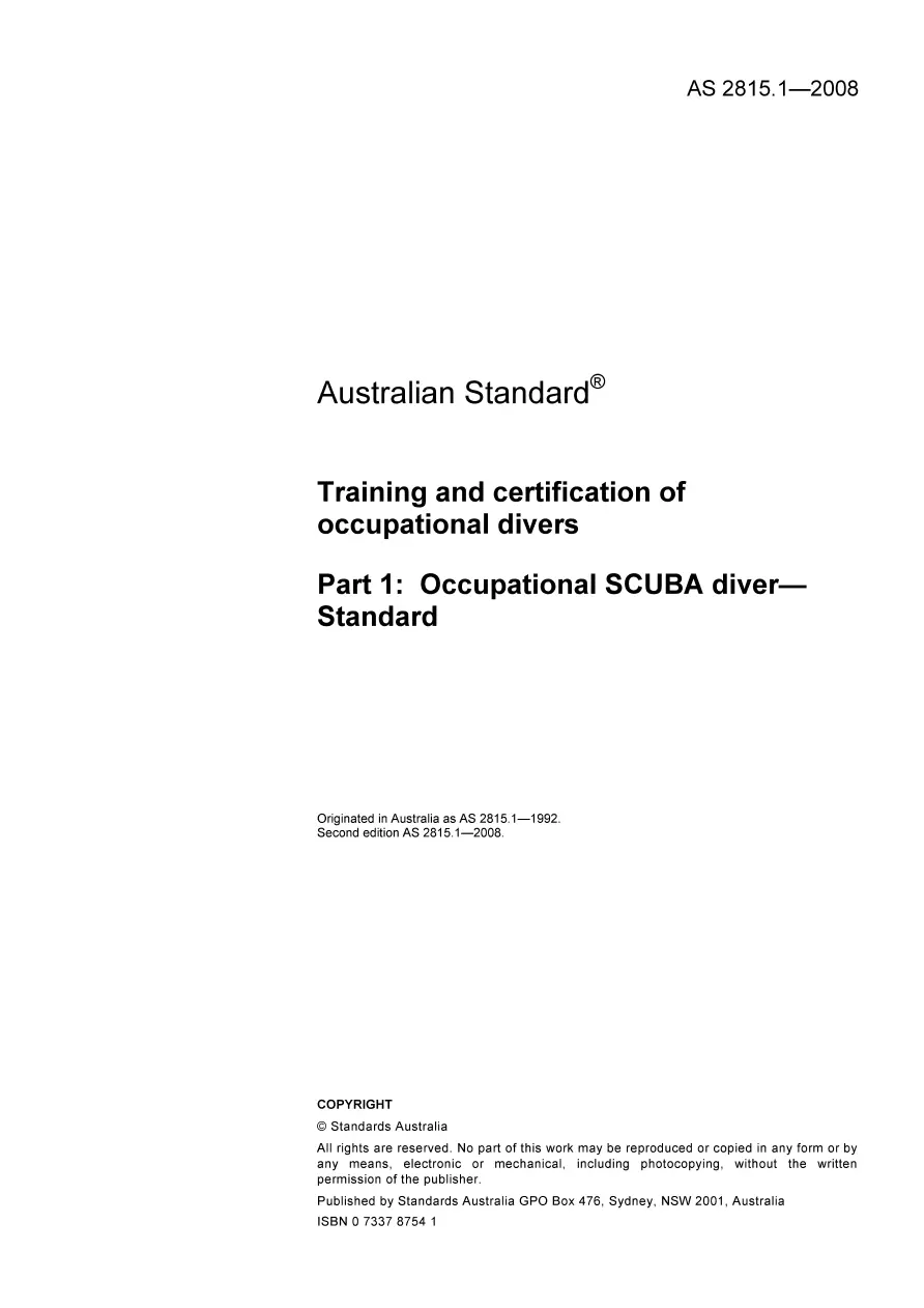 AS 2815.1-2008 AS 2815.1-2008 pdf