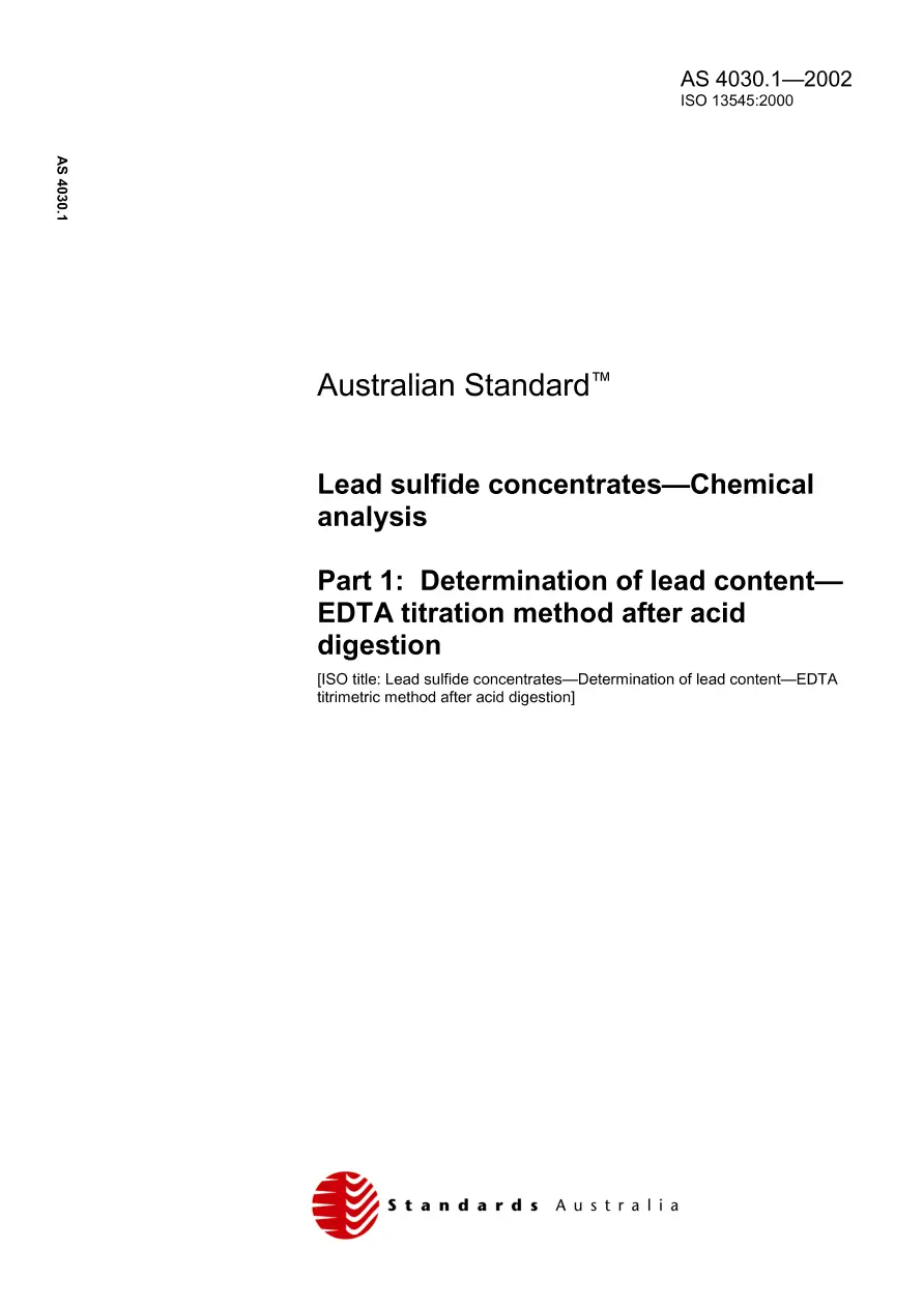 AS 4030.1-2002 pdf