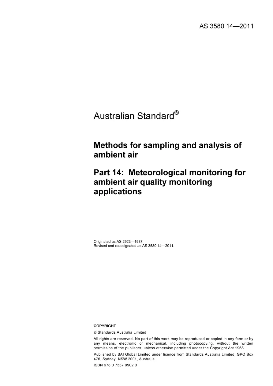 AS 3580.14-2011 pdf