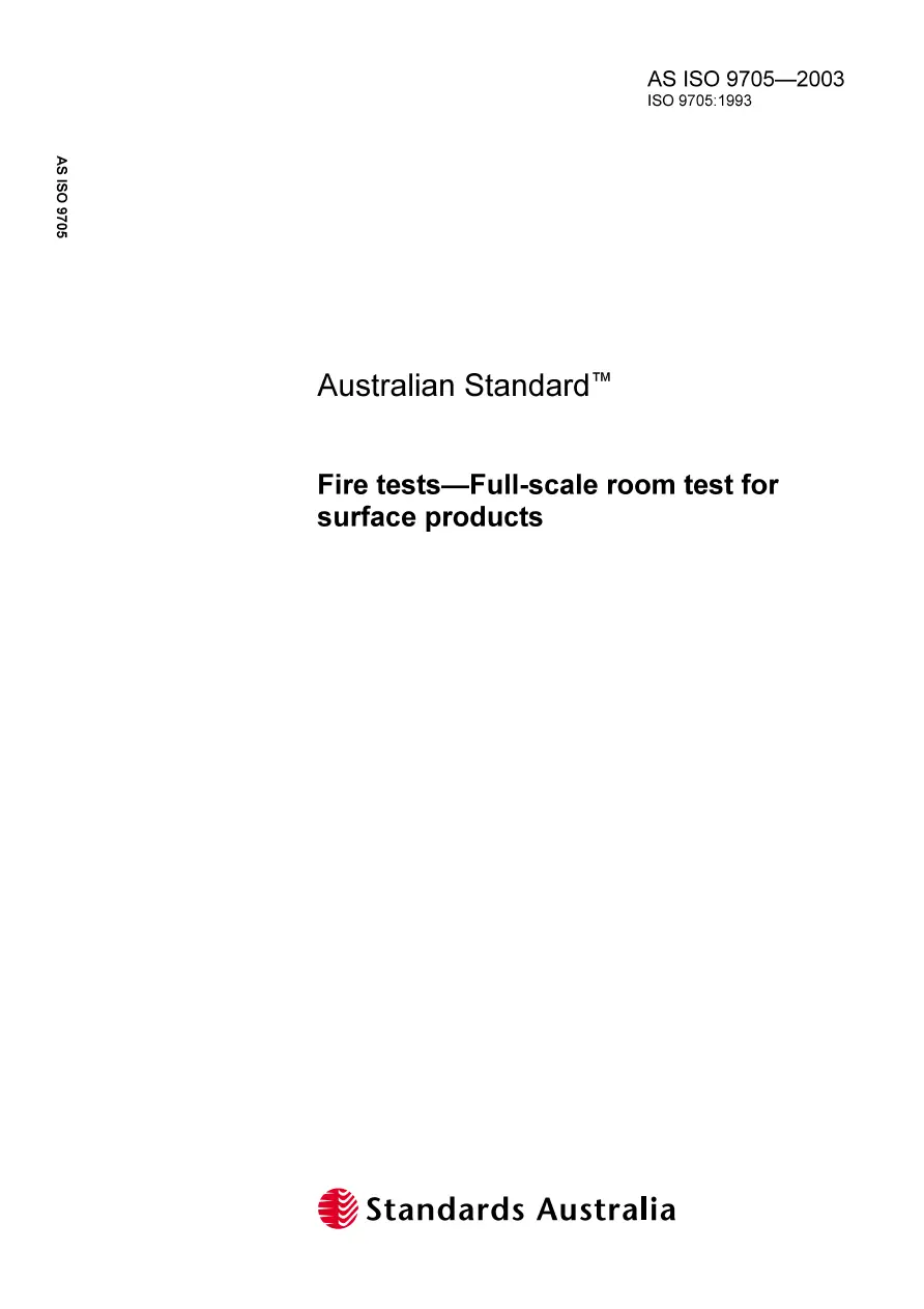 AS ISO 9705-2003 AS ISO 9705-2003 pdf