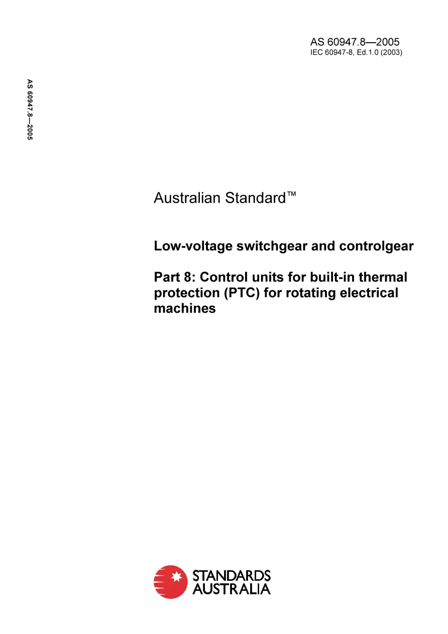 AS 60947.8-2005 AS 60947.8-2005 pdf