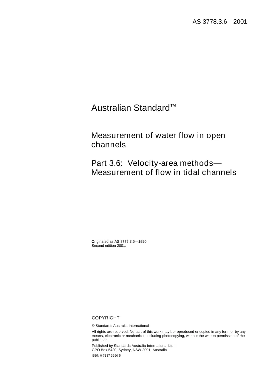 AS 3778.3.6-2001 AS 3778.3.6-2001 pdf