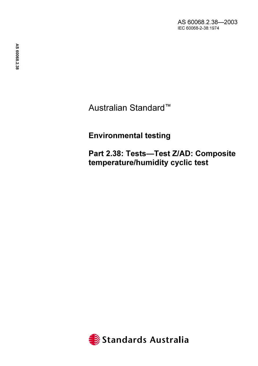 AS 60068.2.38-2003 pdf