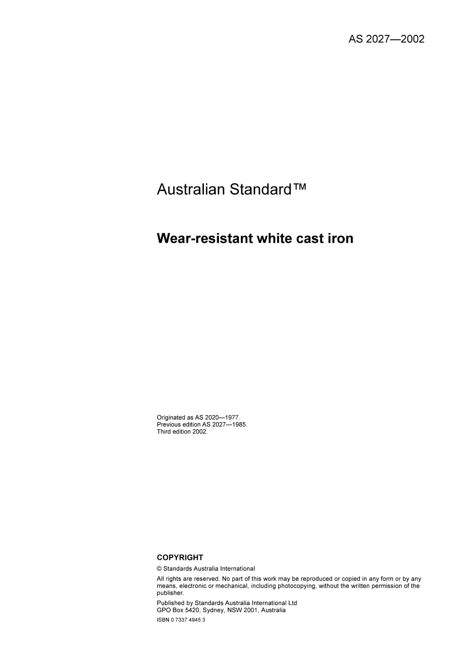 AS 2027-2002 pdf