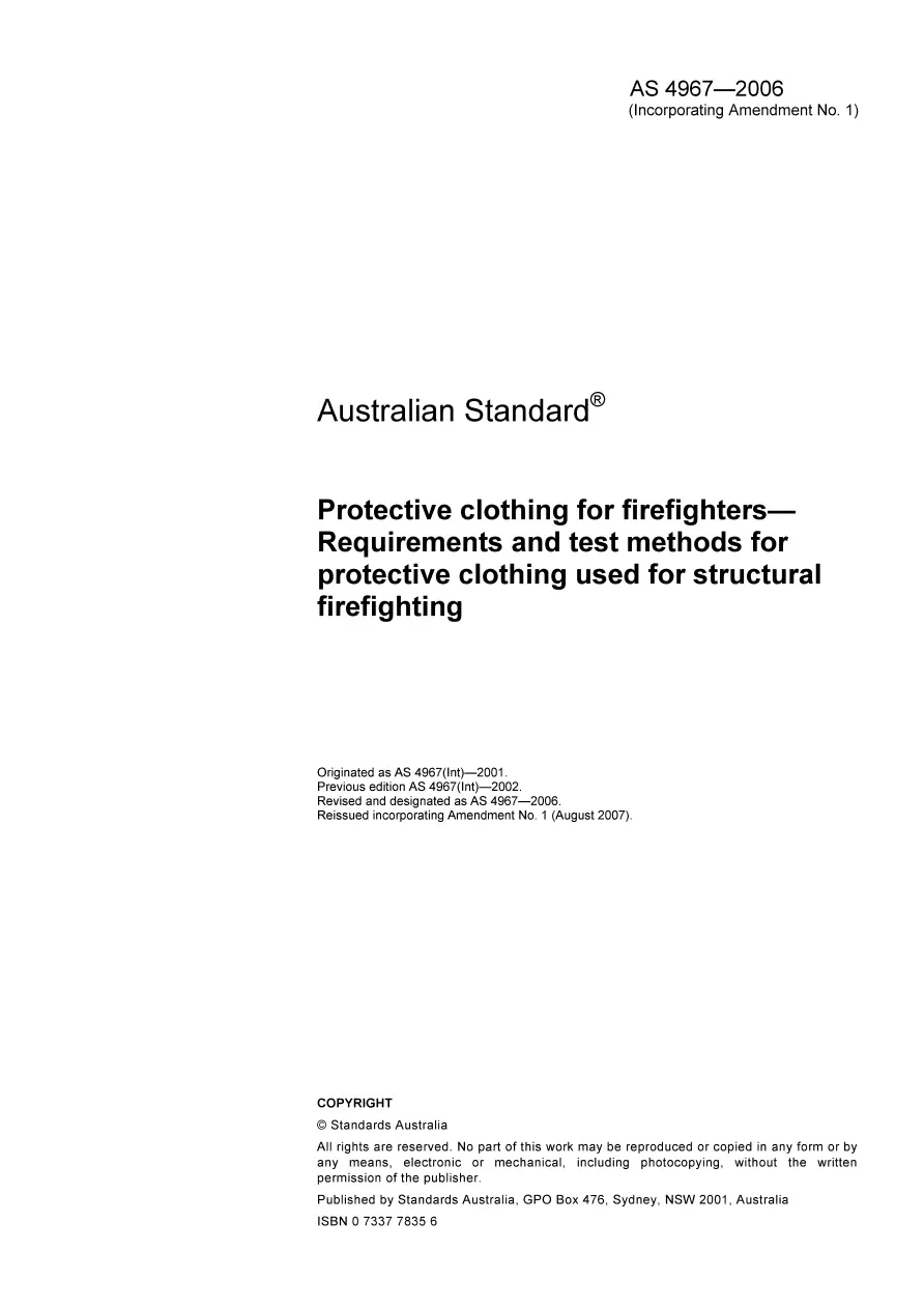 AS 4967-2006 AS 4967-2006 pdf