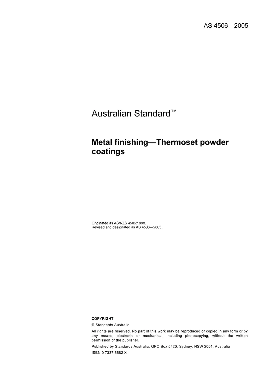 AS 4506-2005 AS 4506-2005 pdf