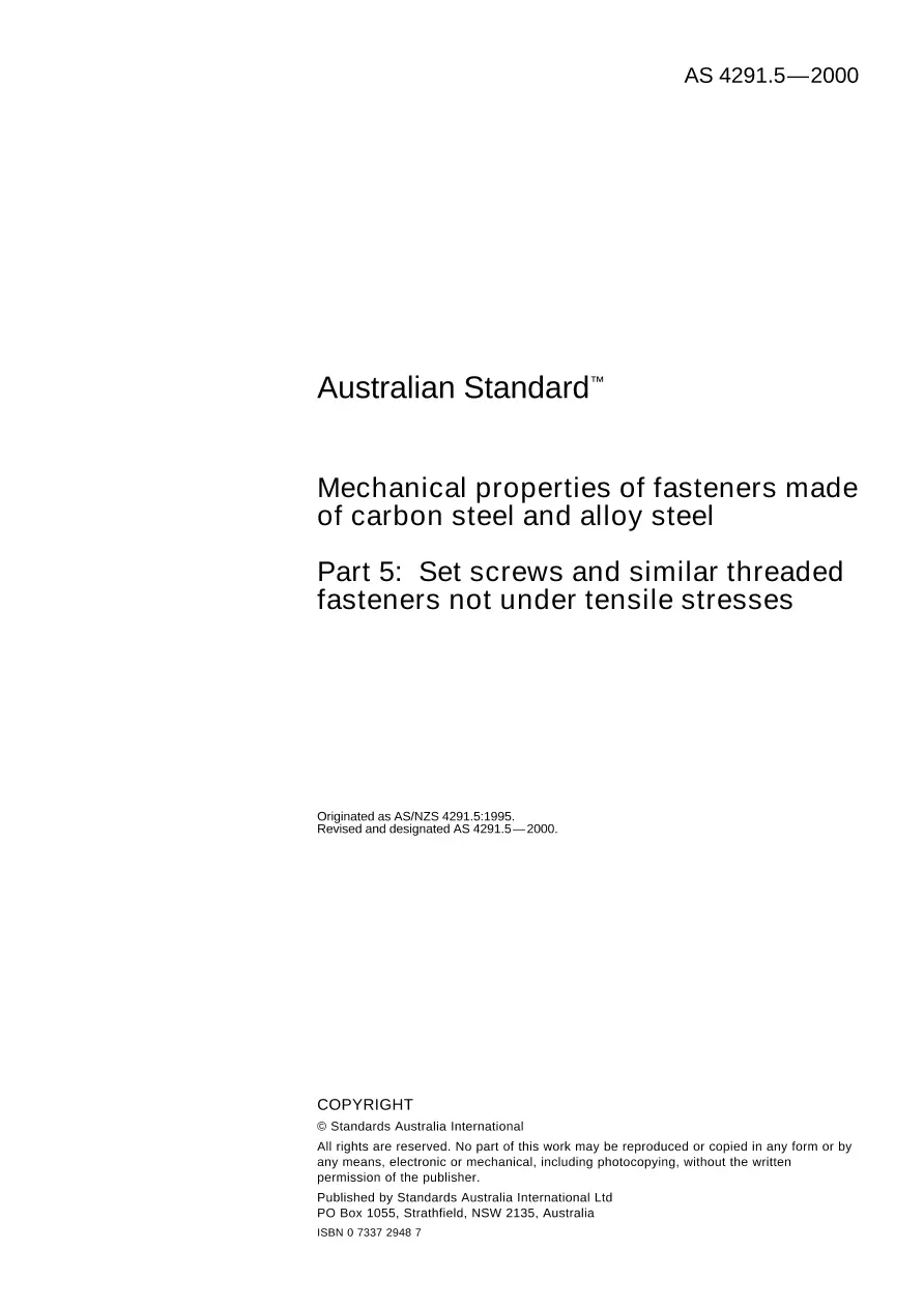 AS 4291.5-2000 AS 4291.5-2000 pdf