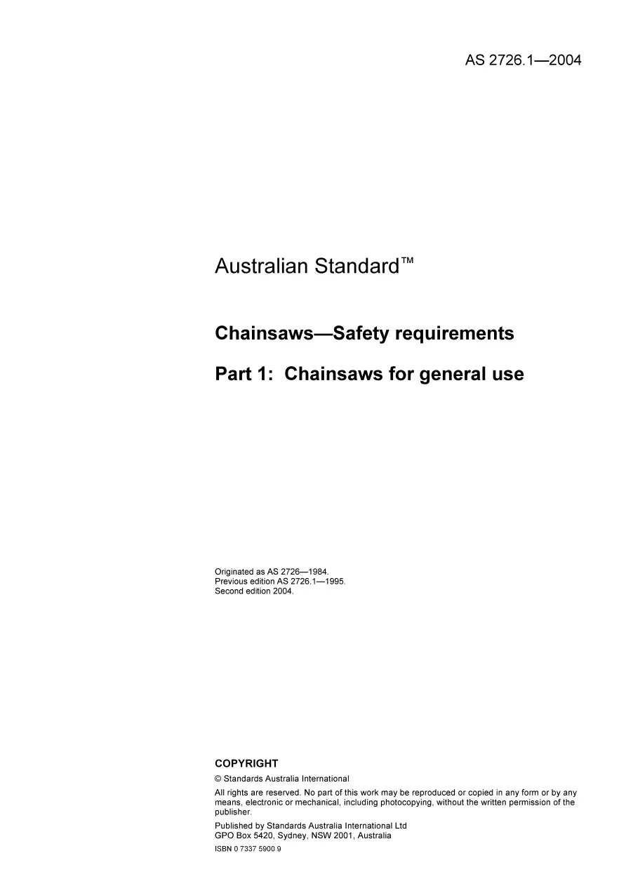 AS 2726.1-2004 AS 2726.1-2004 pdf
