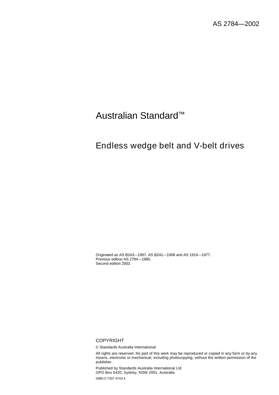 AS 2784-2002 AS 2784-2002 pdf