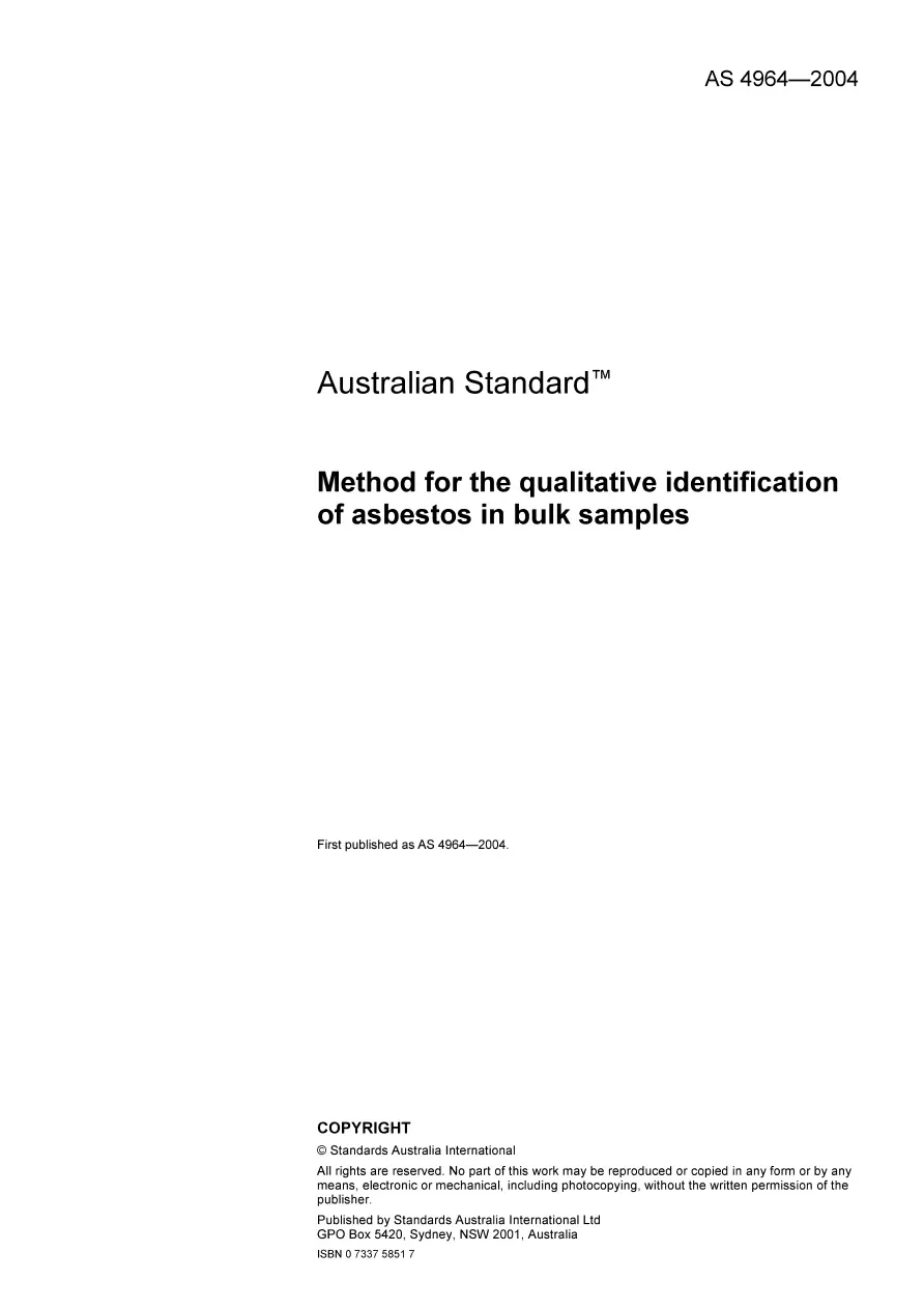 AS 4964-2004 AS 4964-2004 pdf