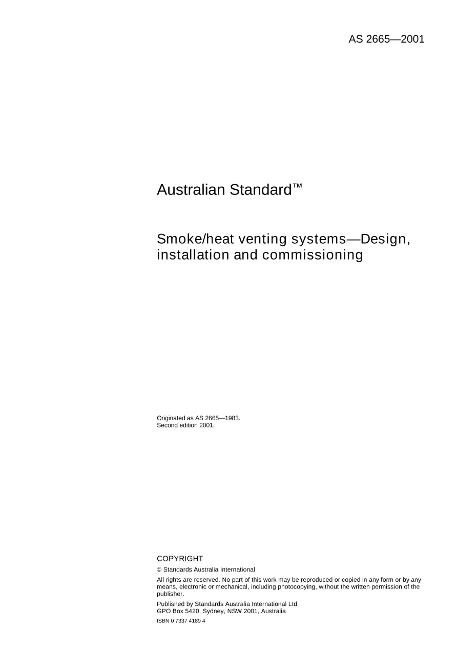AS 2665-2001 AS 2665-2001 pdf