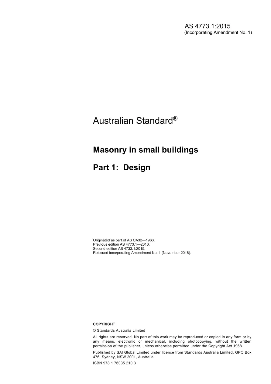 AS 4773.1:2015 AS 4773.1:2015 pdf