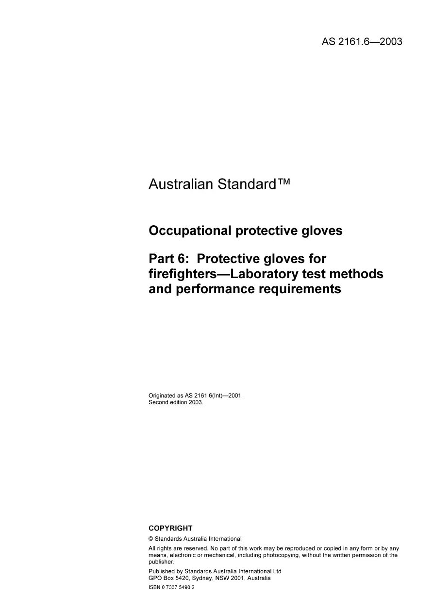 AS 2161.6-2003 pdf