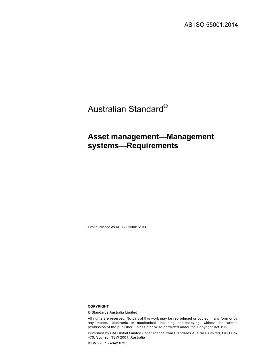 AS ISO 55001:2014 pdf