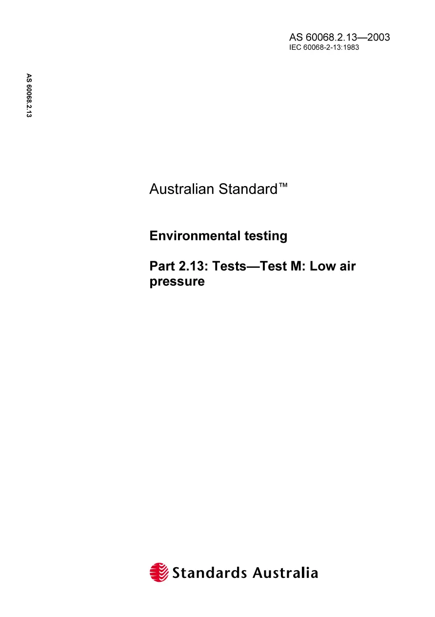 AS 60068.2.13-2003 pdf