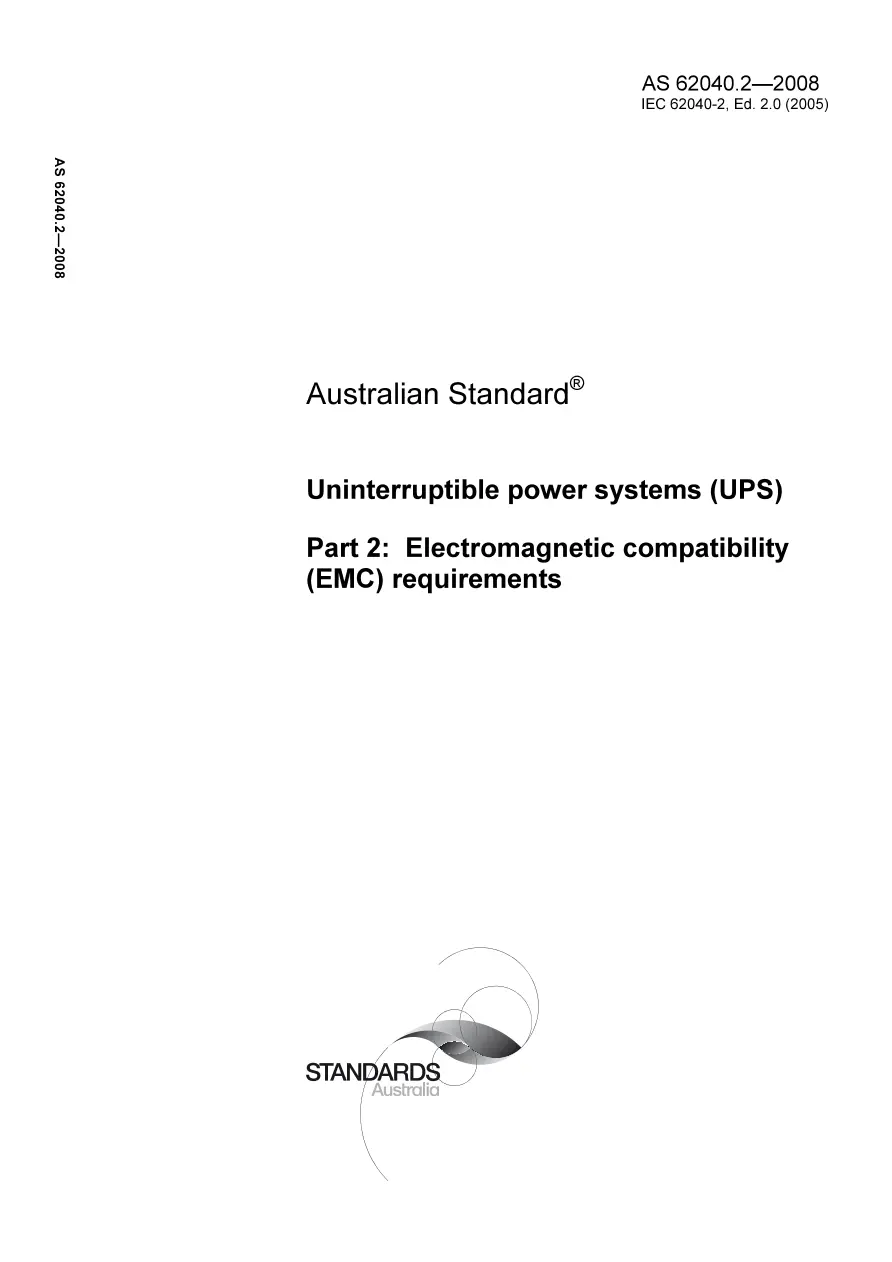 AS 62040.2-2008 pdf