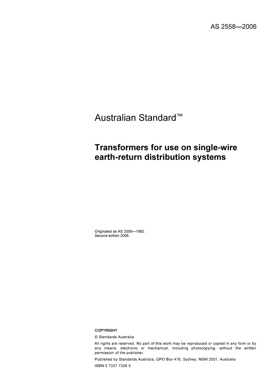 AS 2558-2006 AS 2558-2006 pdf