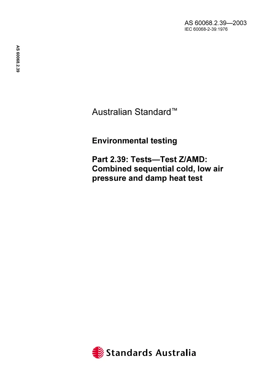 AS 60068.2.39-2003 pdf