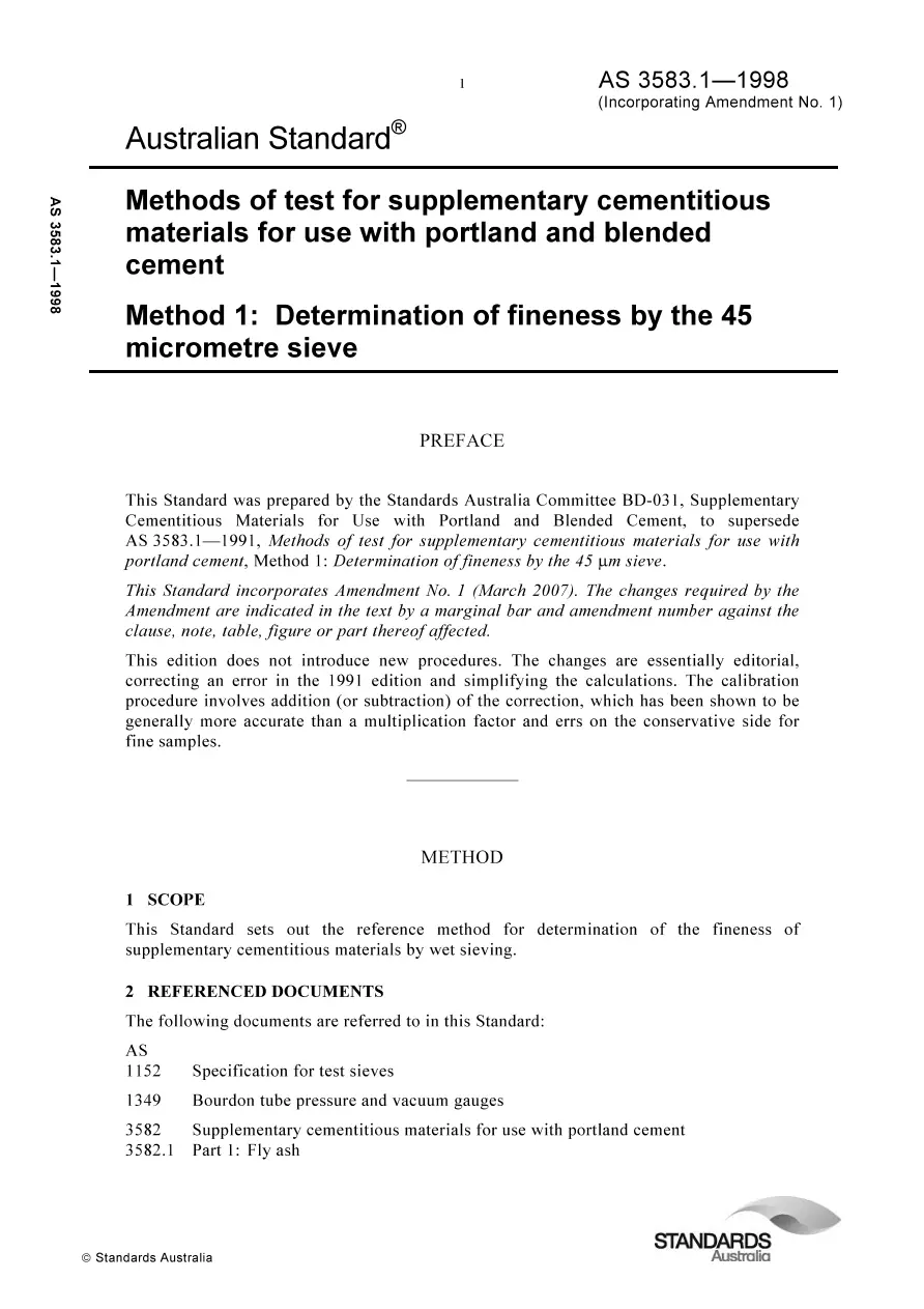 AS 3583.1-1998 pdf