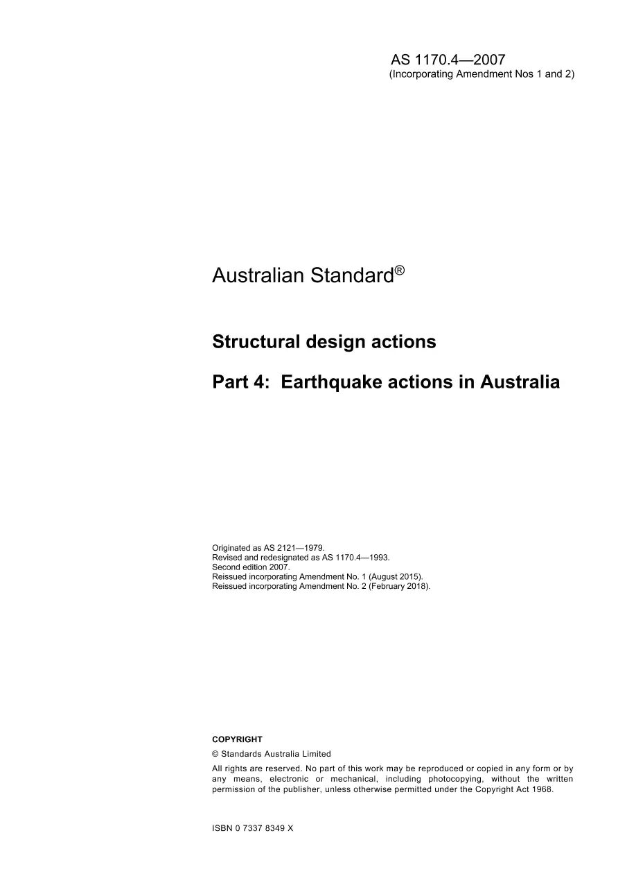 AS 1170.4-2007 AS 1170.4-2007 pdf