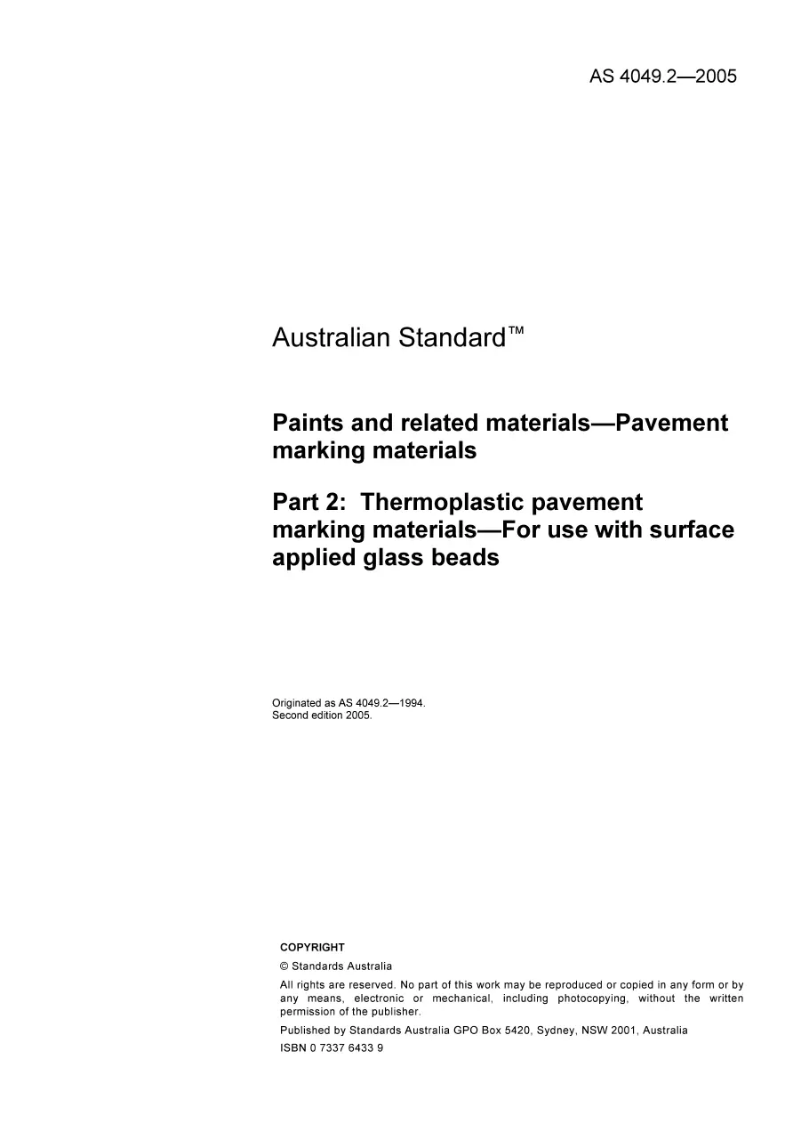 AS 4049.2-2005 AS 4049.2-2005 pdf