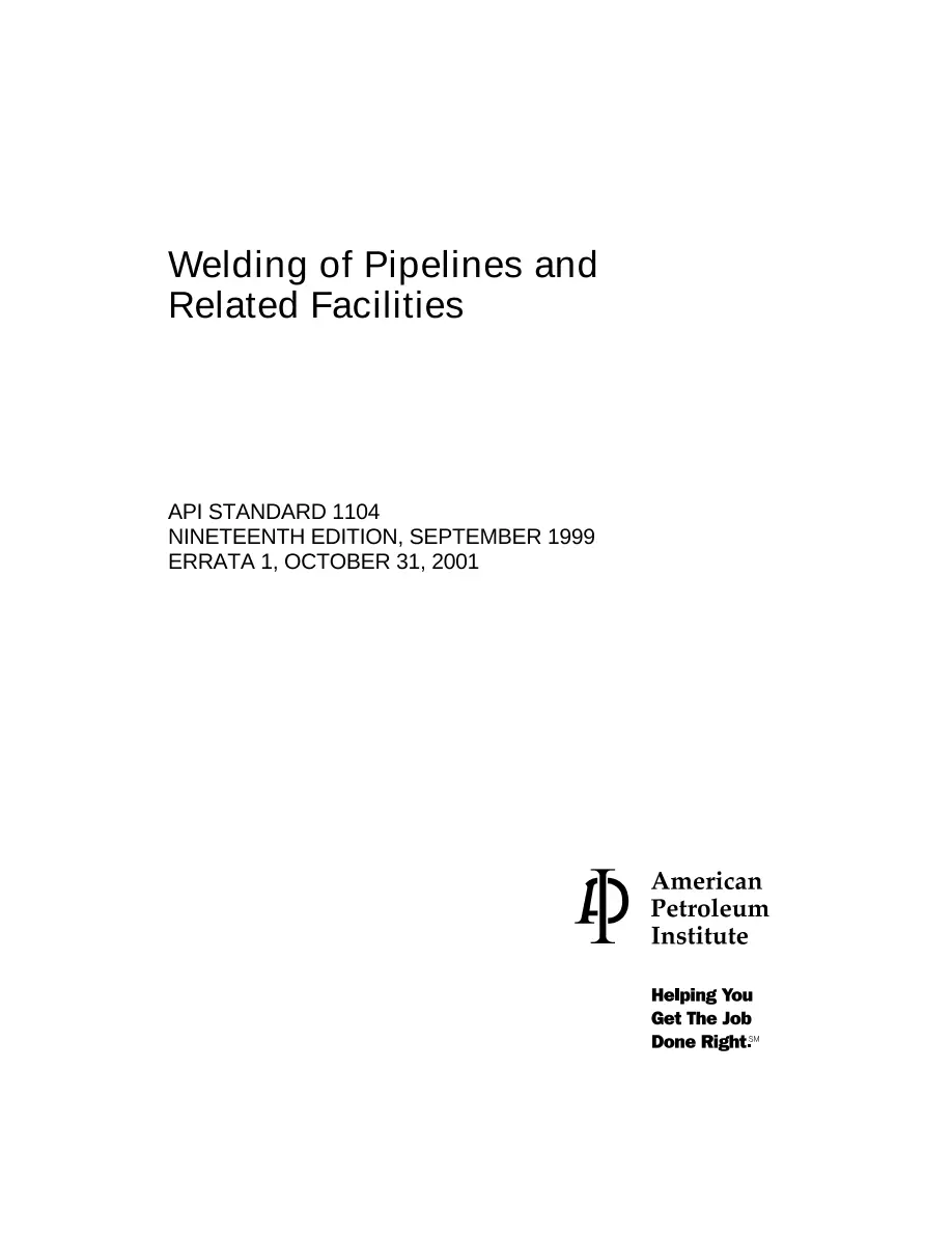API 1104 pdf