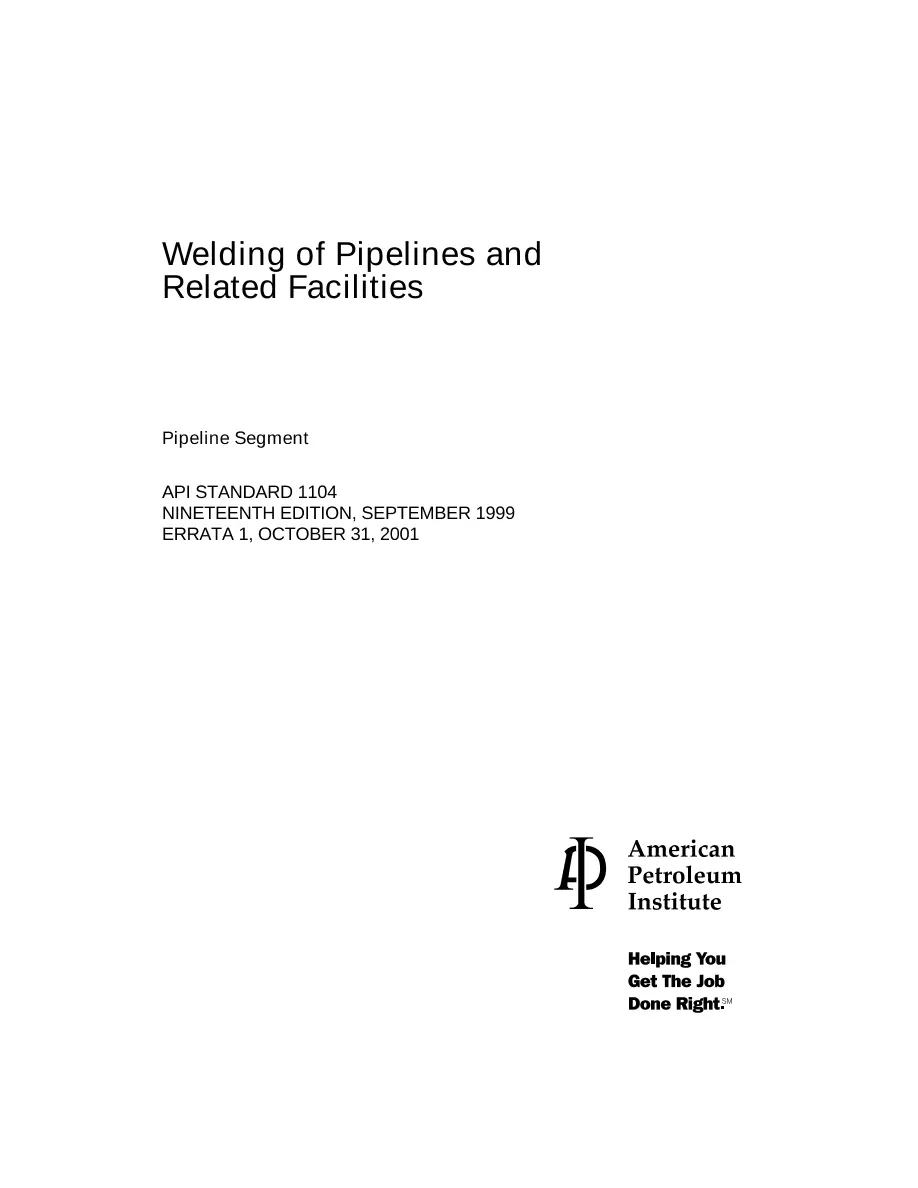 API 1104 pdf